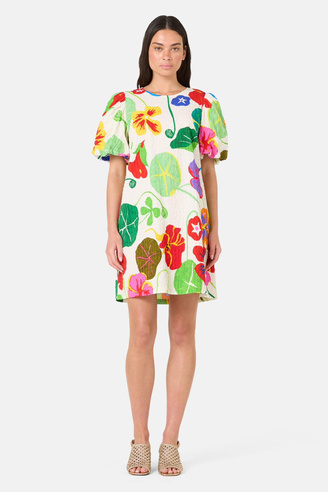 Gorman - Climbing Colour Smock Dress - print