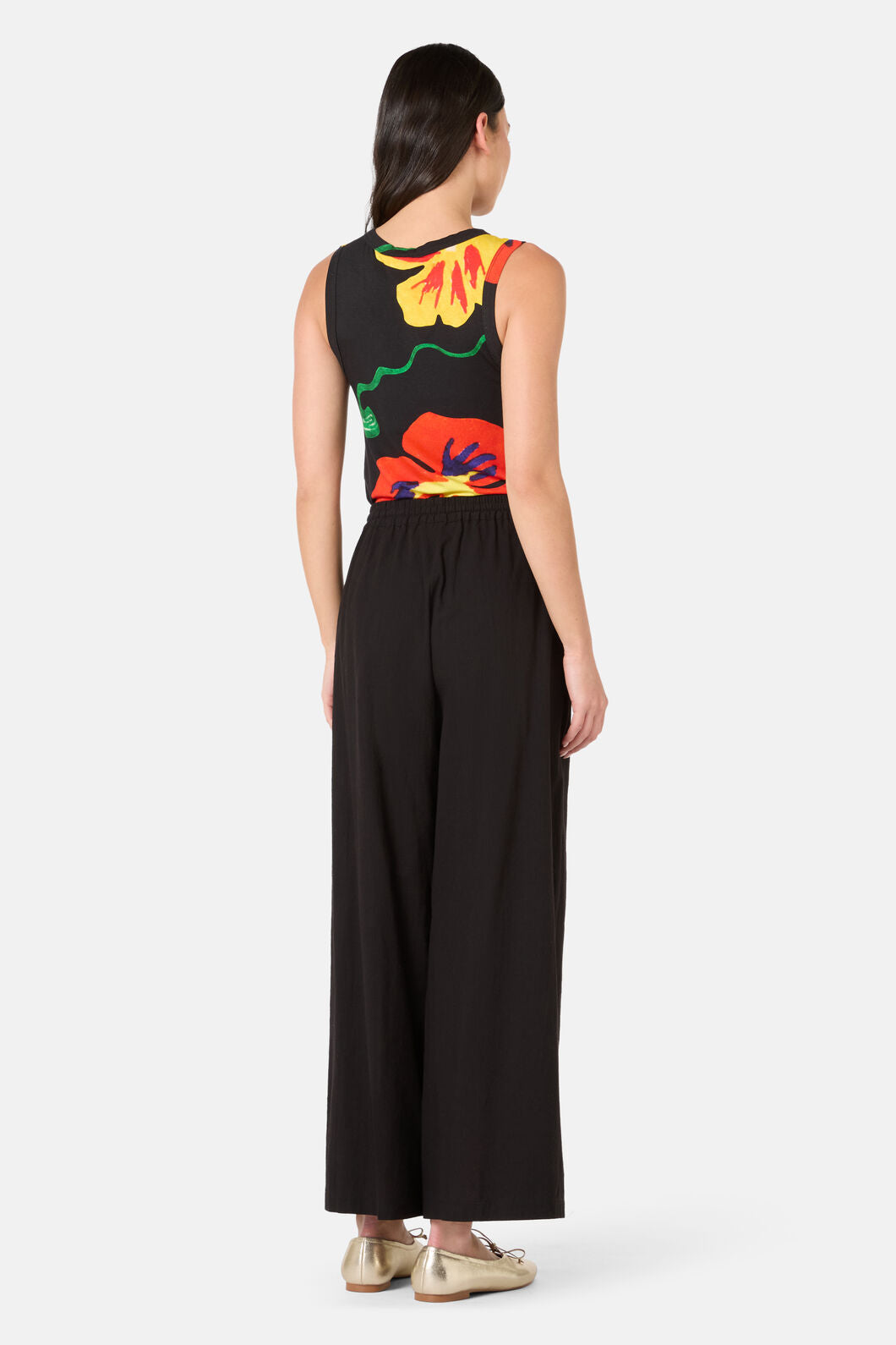 Gorman - Annie Anglaise Cotton Culotte - black