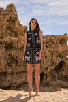 Gorman - Right Meow Embroidered Mini Skirt - black