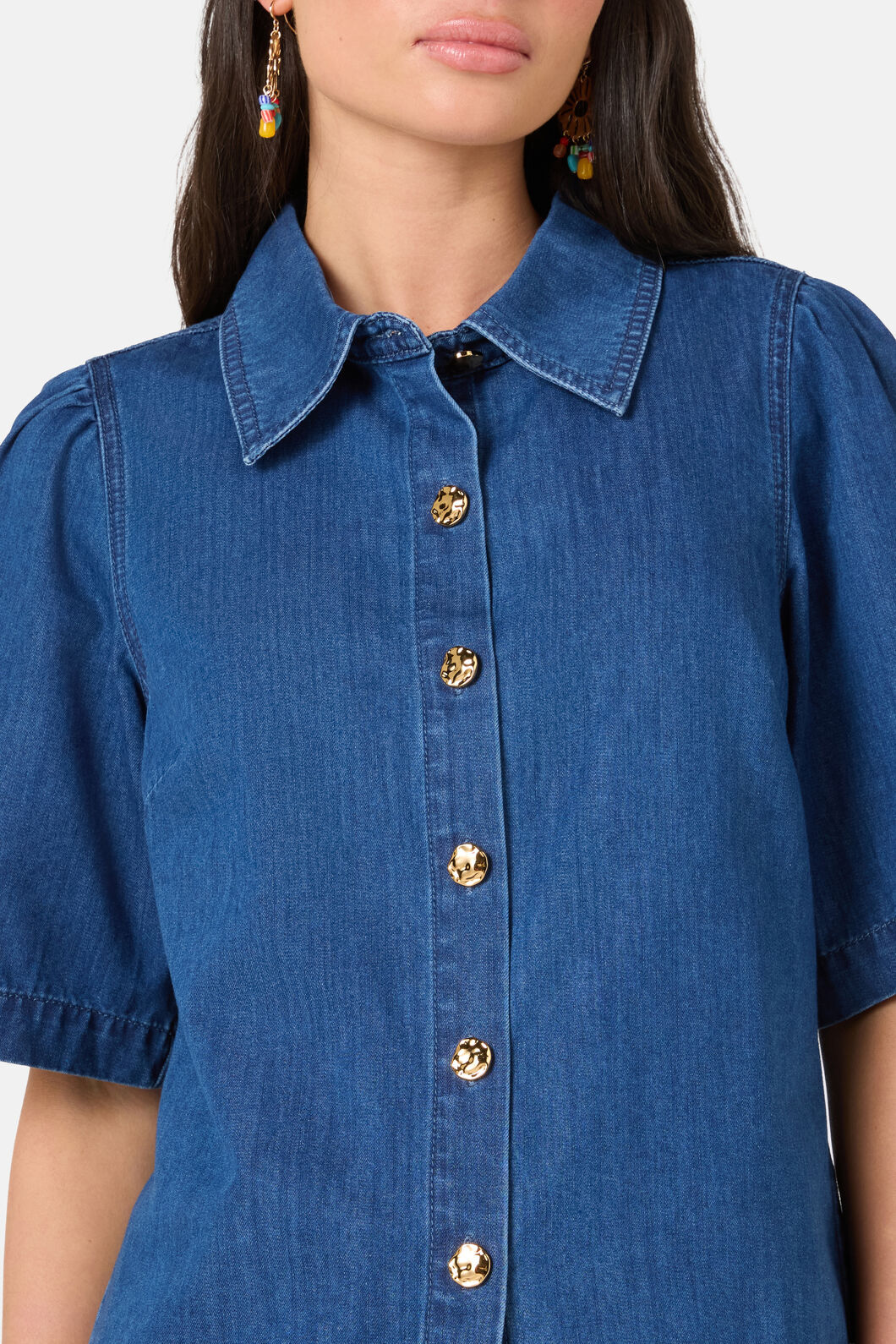 Gorman - Unwind Denim Shirt - mid-blue