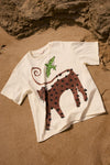 Gorman - Right Meow Placement Oversized Tee - print
