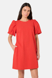 Gorman - Soren Cotton Smock Dress - mandarin