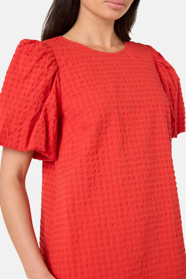 Gorman - Soren Cotton Smock Dress - mandarin