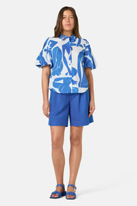 Gorman - Blue Nude Cotton Shirt - print
