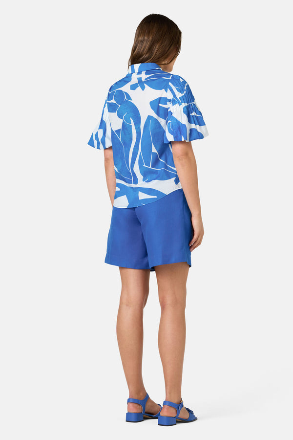 Gorman - Blue Nude Cotton Shirt - print