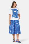 Gorman - Blue Nude Oversized Tee - print