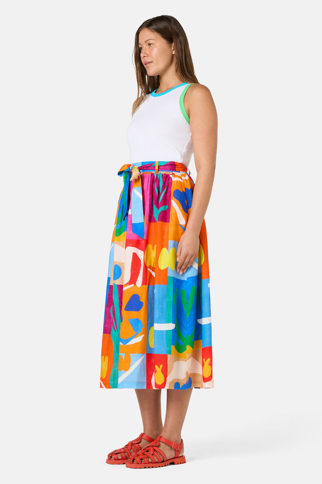 Gorman - Farmers Market Midi Skirt - print
