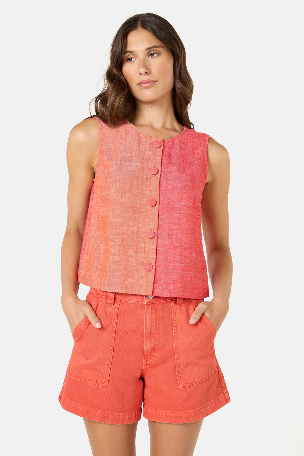 Gorman - Summer Twilight Tank - orange