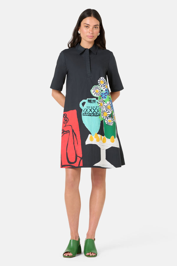 Gorman - Daisies Cotton Shirt Dress - print