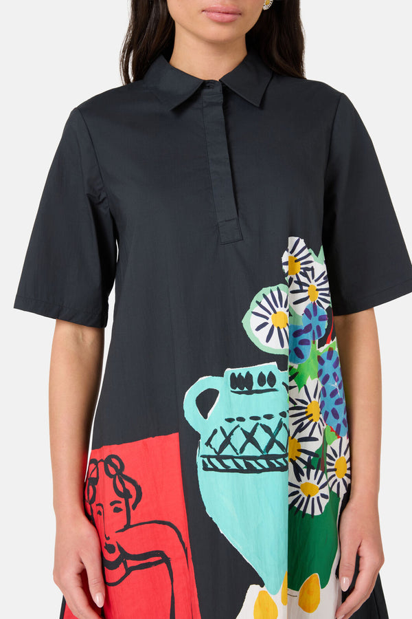 Gorman - Daisies Cotton Shirt Dress - print
