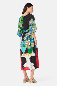 Gorman - Daisies Scarf Midi Dress - print