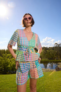 Gorman - Jellybean Check Top - check