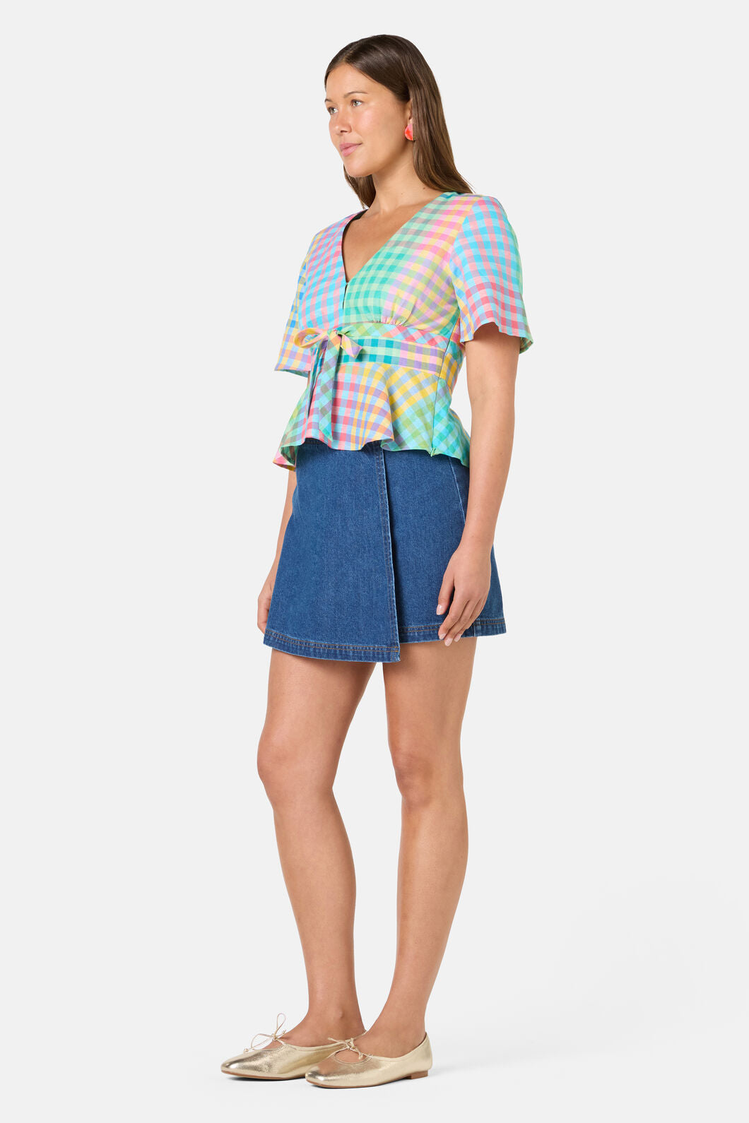 Gorman - Jellybean Check Top - check
