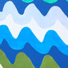 Botanical Waves Bikini Bottom
