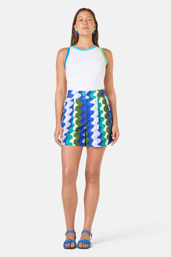 Gorman - Botanical Waves Shorts - print