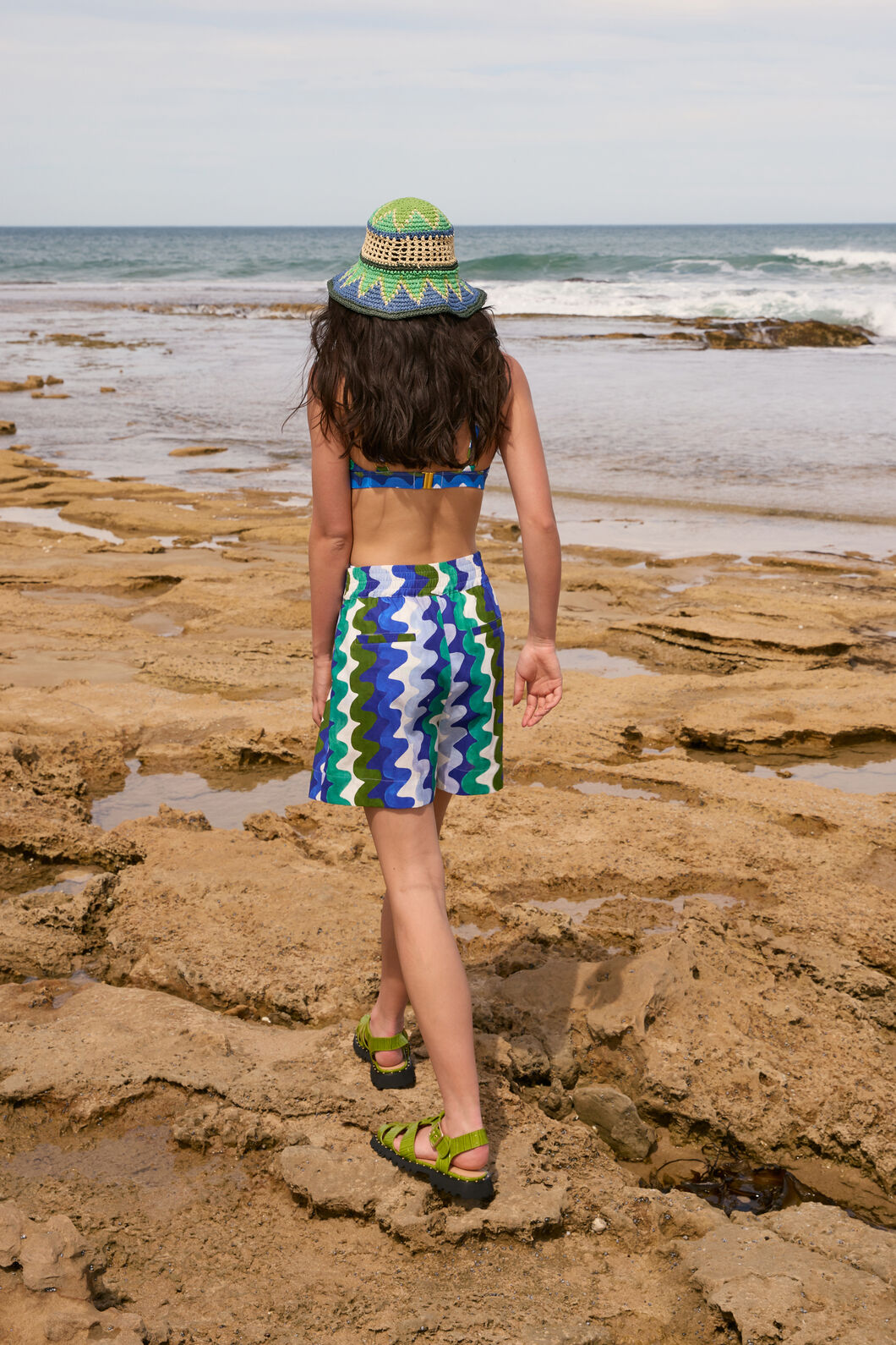 Gorman - Botanical Waves Shorts - print