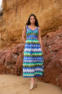 Gorman - Botanical Waves Party Dress - print