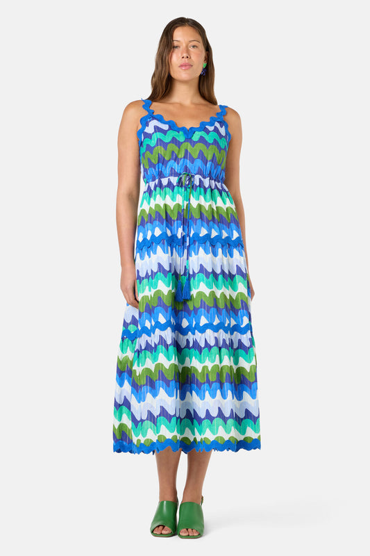 Gorman - Botanical Waves Party Dress - print