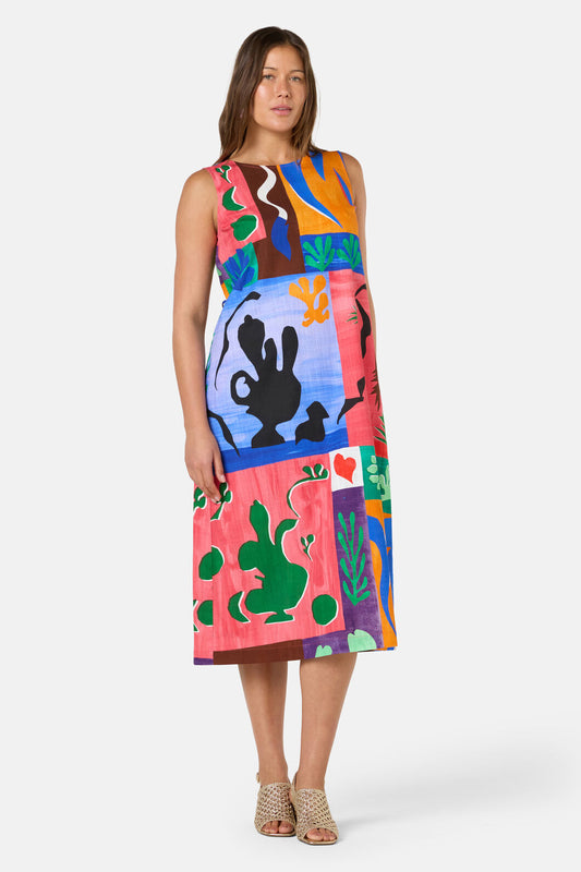 Gorman - Paper Poetry Midi Dress - print