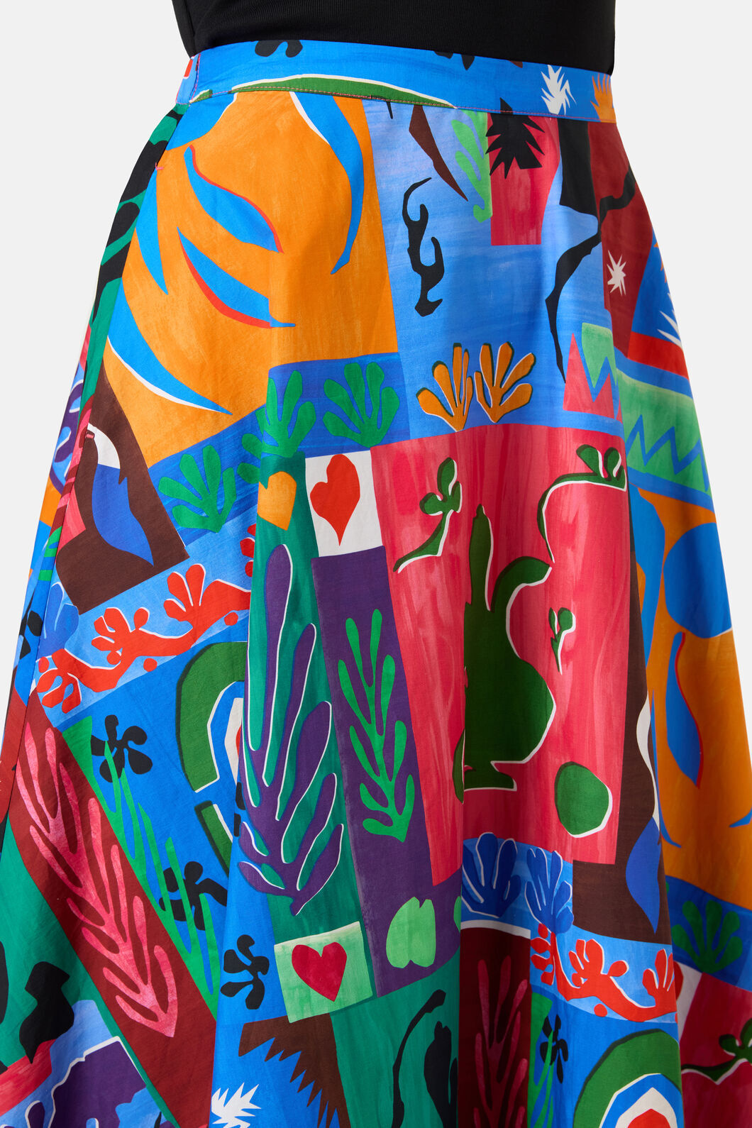 Gorman - Paper Poetry Skirt - print