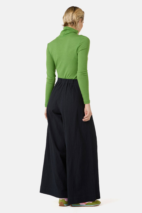Gorman - Calliope Seersucker Skort - black