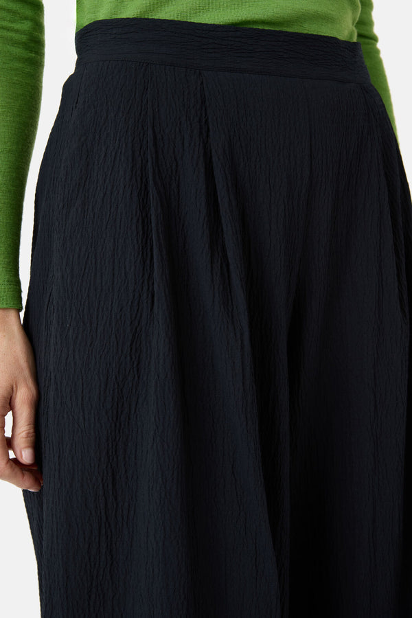 Gorman - Calliope Seersucker Skort - black