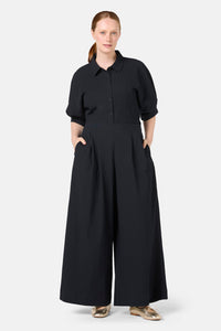 Gorman - Calliope Seersucker Skort - black