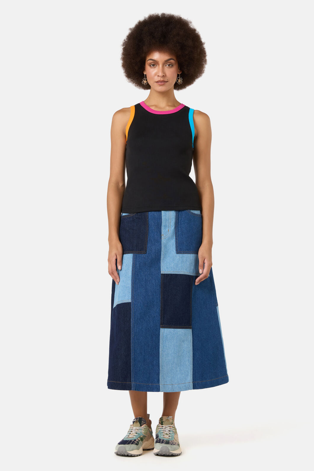 Gorman - Chloe Contrast Tank - black