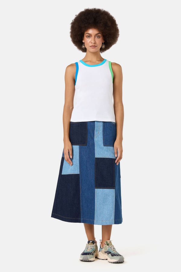 Gorman - Chloe Contrast Tank - white