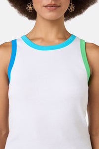 Gorman - Chloe Contrast Tank - white