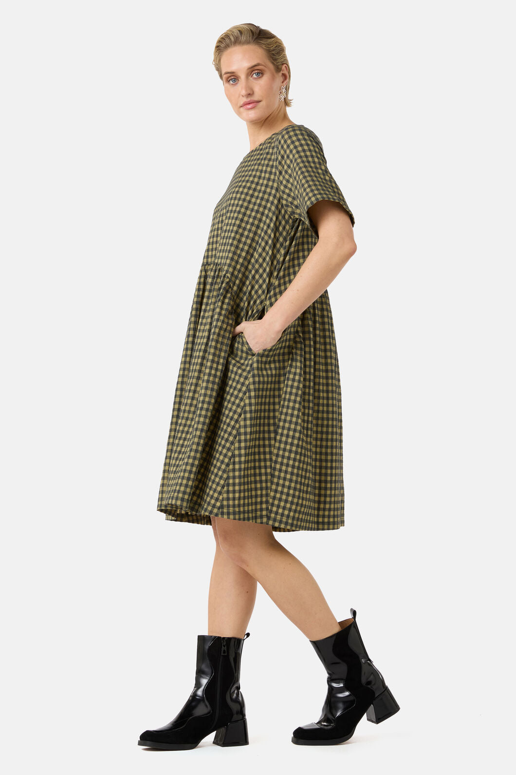 Gorman - Rachele Check Seersucker Dress - check
