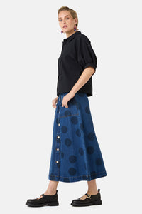 Gorman - Calliope Seersucker Balloon Shirt - black