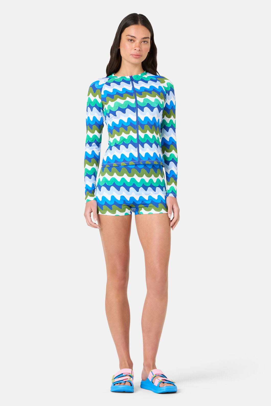 Gorman - Botanical Waves Rashie - print