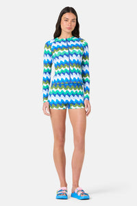 Gorman - Botanical Waves Rashie - print