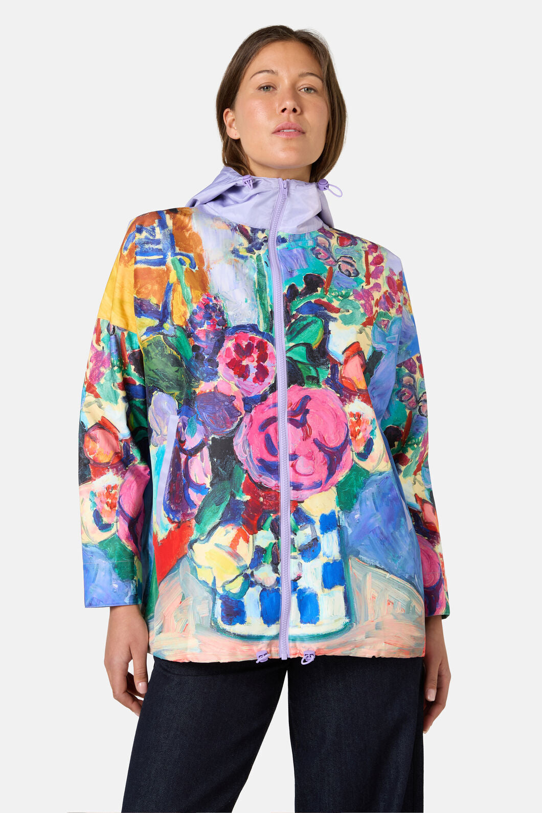 Gorman - Peonies Raincoat - print