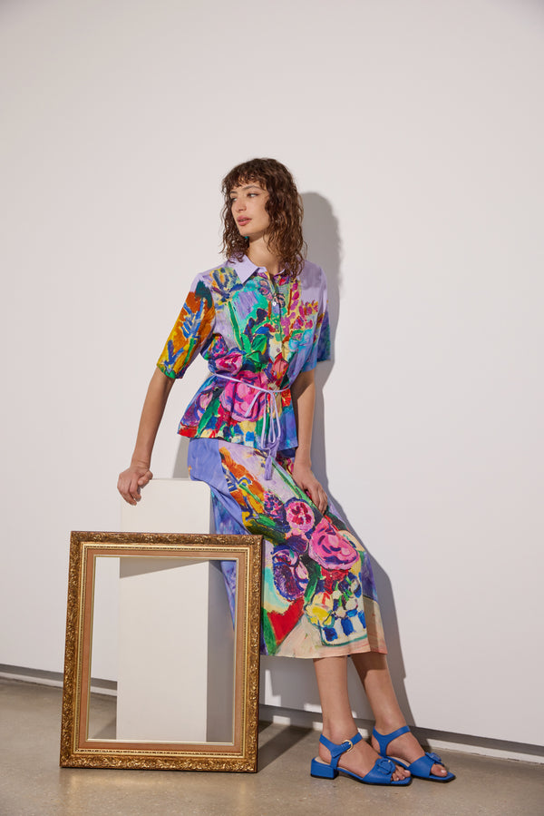 Gorman - Peonies Print Skirt - print