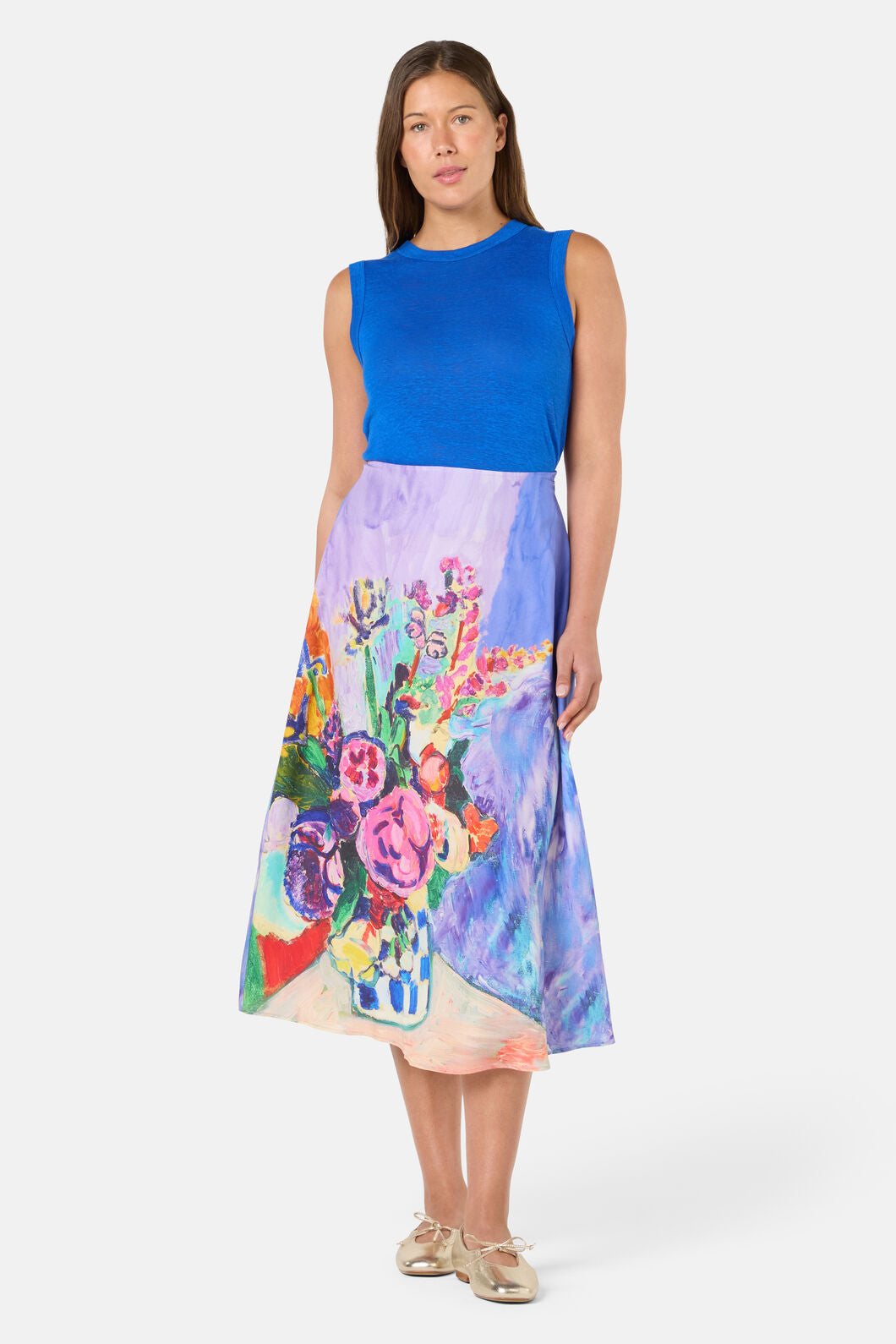 Gorman - Peonies Print Skirt - print