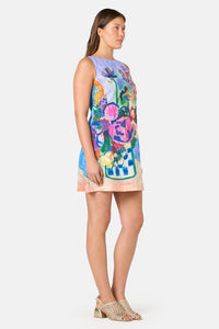 Gorman - Peonies Embroidered Shift Dress - print