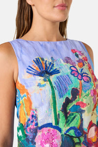 Gorman - Peonies Embroidered Shift Dress - print