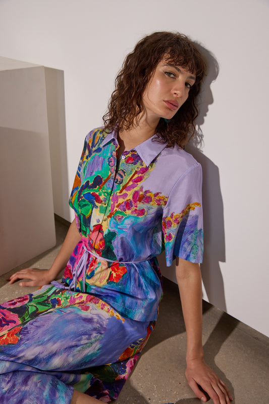 Gorman - Peonies Print Shirt - print