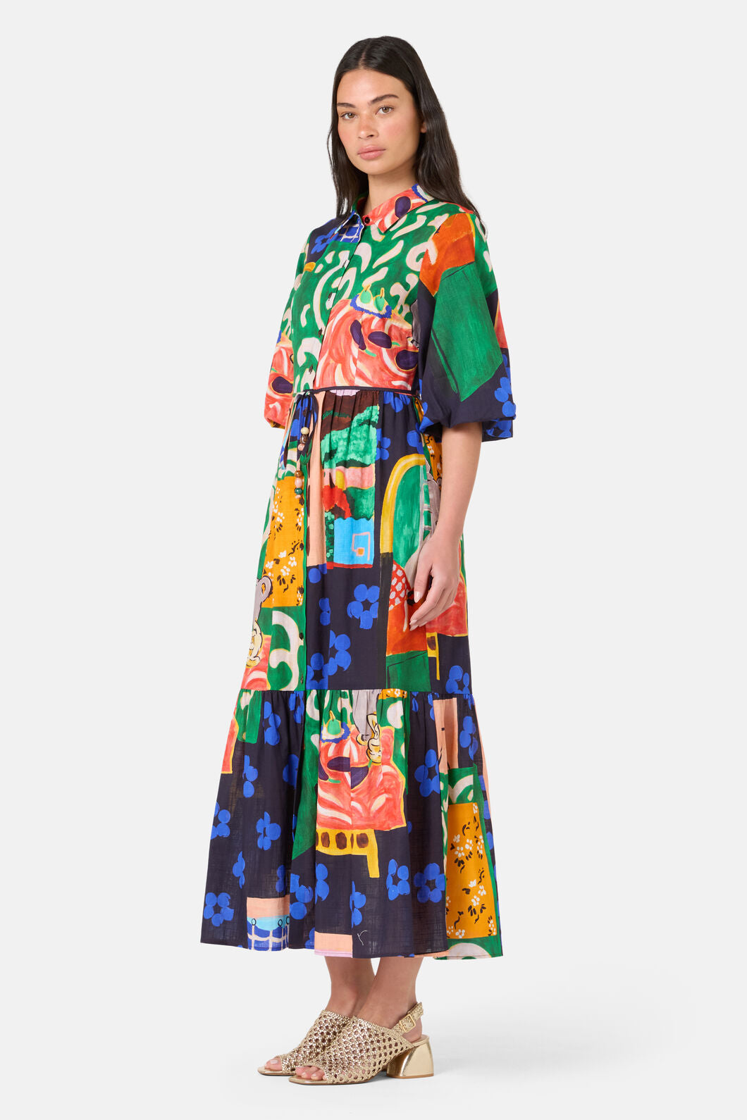 Gorman - Salon Midi Shirt Dress - print