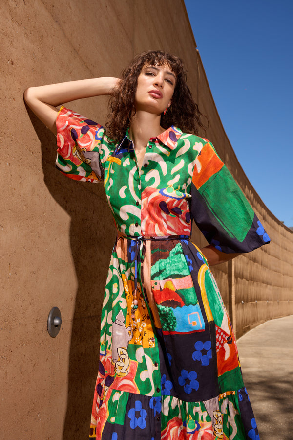 Gorman - Salon Midi Shirt Dress - print