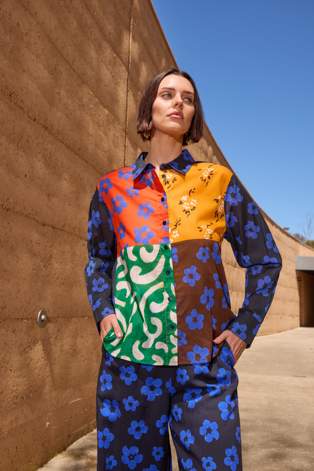Gorman - Salon Splice Shirt - print