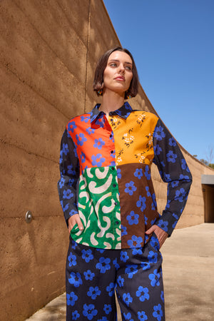 Gorman - Salon Splice Shirt - print