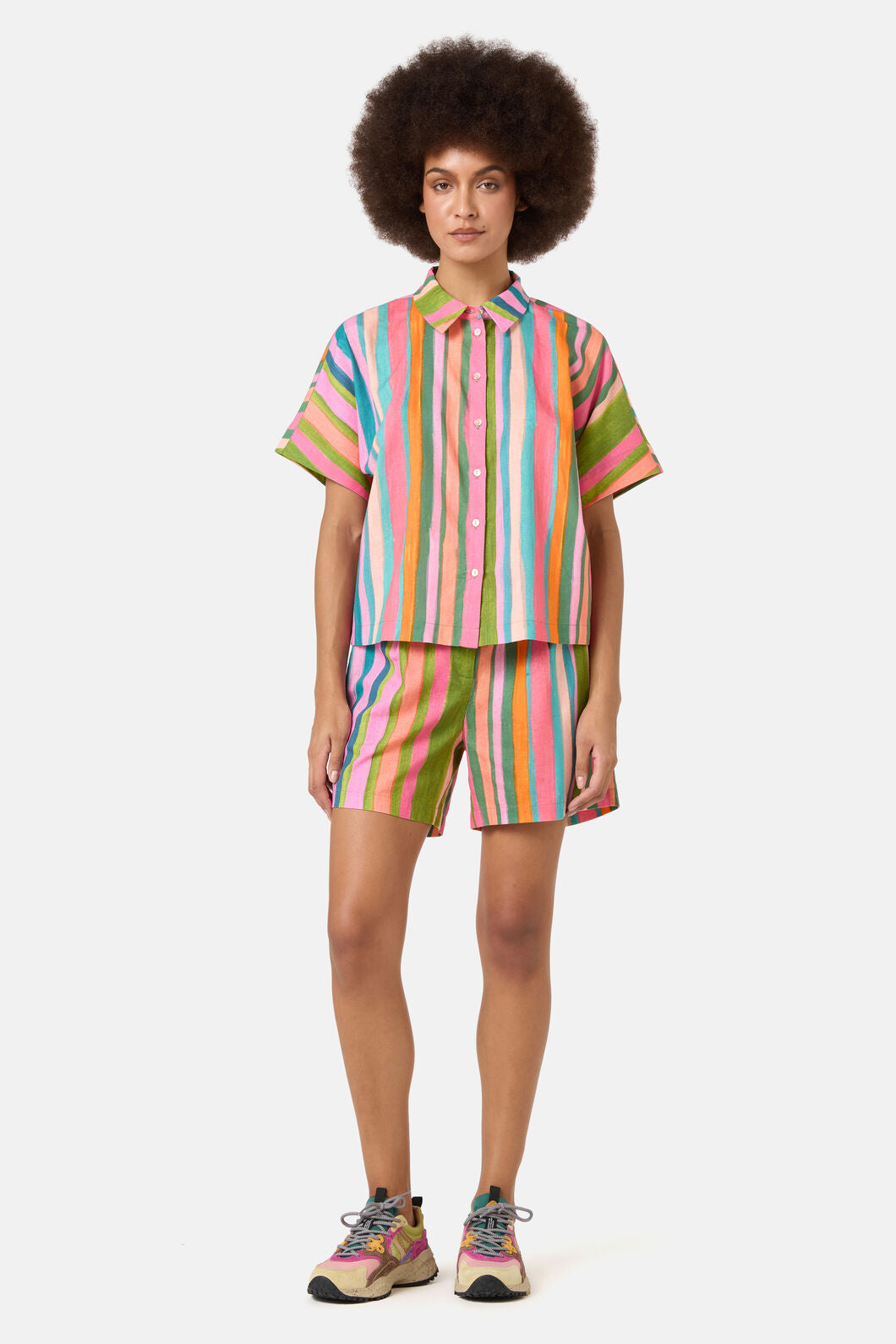 Gorman - Stripes Print Shirt - print