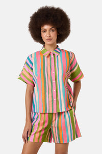 Gorman - Stripes Print Shirt - print