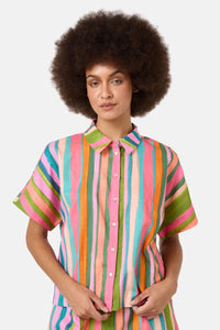 Gorman - Stripes Print Shirt - print
