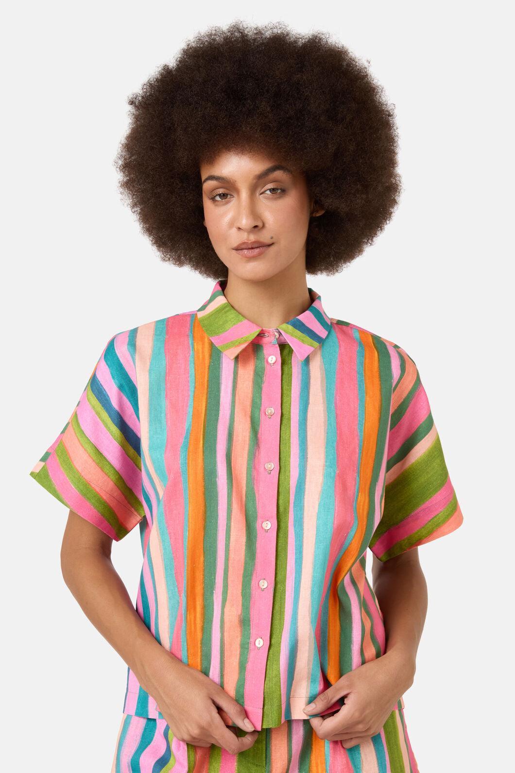 Gorman - Stripes Print Shirt - print