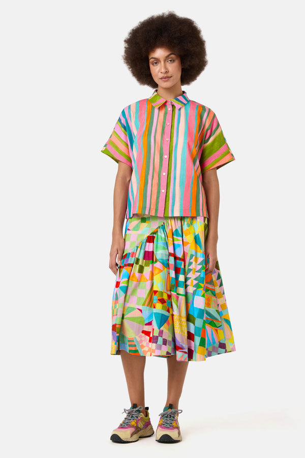 Gorman - Stripes Print Shirt - print