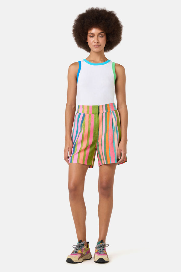 Gorman - Stripes Print Short - print